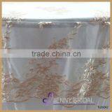 TL002R2 Embroidery Design Gold Lace Cheap Wedding Table Overlay Quality Choice thumbnail-3