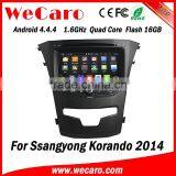 Wecaro WC-SY8067 8" Android 4.4.4 WIFI 3G Car Dvd Player for Ssangyong Korando Car Gps Navigation 2014 2015 thumbnail-1