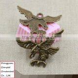 Manual Jewelry Green Bronze Zinc Alloy Diy Eagle Pendant thumbnail-1