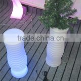 New PE plastic Flowerpot with LED light V021