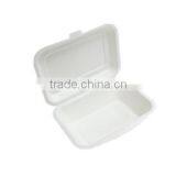 450ml Disposable Lunch Biodegradable Sugarcane Pulp Tableware thumbnail-2
