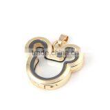 Little Rat Floating Locket Silver Pendant Alloy Floating Locket Pendants Floating Locket Charms thumbnail-4
