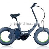 hollow wheel electric bike with central motor