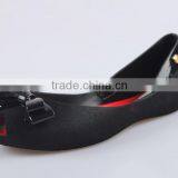 2016 Women Flats Shoes Fish Mouth Butterfly Plastic Melissa Shoes Causal Lady Shoes Pvc Jelly Flats Shoes for Women thumbnail-3