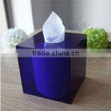Homeloo Square Tissue Paper Box Holder Modern Style Transparent Clear Acrylic thumbnail-1