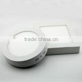 6 12 18 24 watt led ceiling panel, surface mounted led panel light round and square