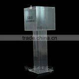 High Quality Transparent Acrylic Fund Box for Fund Raising thumbnail-1