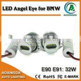 High Quality Led Headlight 32W E90 Angel Eye Kit