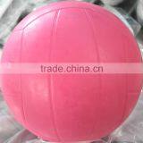 Plain Pink Rubber Official Size Weight Volleyball thumbnail-1