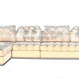 Wholesale New Modern Linen L Shaped Unique Sofa Set for Living Room thumbnail-2