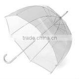 Promotion transparent POE umbrella /Promotion clear umbrella( Social audit and BSCI certified company)