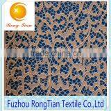 Wholesale Wavy Lines Elastic Lace Fabric for Clothing