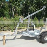 Galvanized Timber Trailer with crane and international utility trailers