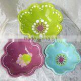 Ceramic Flower Bowl Flower Shaped Bowl