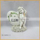 Resin Angel Figurines With Heart