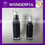 Elegant Acrylic Cosmetic Plastic Tube Black