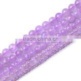 Factory Wholesale Natural Lavender Amethyst Beads Semi Handmade Beaded Jewelry Crystal Violet DIY thumbnail-2