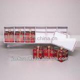 Red Christmas Decorating Glass Ornament