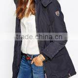 Mid-long Hooded Womens Padded Coat With Fur Trim Quality Choice thumbnail-2