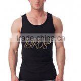 Gym Wear Dry Fit 100% Cotton Mens Burnout Tank Top Printed Your Own Logo thumbnail-1