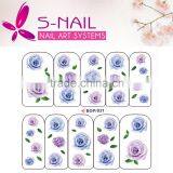 NAIL ART TATTOOS STICKER WATER DECAL /buttferfly Water Transfer Nail Stickers of Flowers thumbnail-5