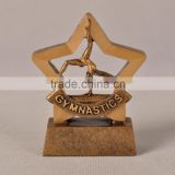 The star shape gymnastics trophy cup