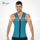 S-SHAPER Men`s Ultra Sweat Vest Chaleco Reversible Sports Sweat Workout Vest Control For Men Gym Sweat Enhancing Waistband thumbnail-1