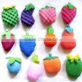 Fruit Shaped and Colourful Bath Sponges