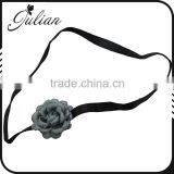 Festival Grey Flower Crown,Party Rose Elastic Hedband,Women Hair Wreath FHEHA0243 thumbnail-1