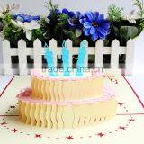 Big Card 25*25cm Cake 3d Handmade Pop up Birthday Creative Card thumbnail-3