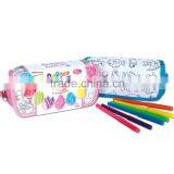 DIY Toy Designing Coloring Your Own Pencil Case Bag thumbnail-1