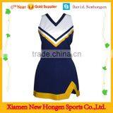 100% Polyster Custom Made Cheerleading Uniforms ,blue Cheer Dance Costumes thumbnail-1