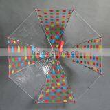 Christmas Gifts Custom Printing Pvc Transparent Dome Umbrella thumbnail-4