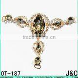 New Arrival Black Diamond Stone Decorated Shoe Ornament/ Shoe Accessory/ Shoe Trim thumbnail-1
