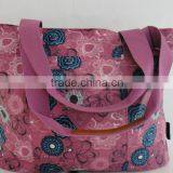 Ladies Fashion Printing Crinkle Nylon Customized Shopping Tote Bag thumbnail-2