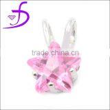 New Design Gemstone Charms, Designer Silver Charms, Silver Five Pointed Star Pendant thumbnail-1