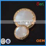 2016 New Design 27MM Round Alloy Hot Sale Resin Button Wholesale for Garments thumbnail-3