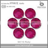 PRECIOSA Flat Back Hot Fix Rhinestones, Ruby MC Chaton Rose VIVA12 thumbnail-1