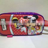 Cartoon EVA Pencil Case Zipppered Bag :Red thumbnail-1
