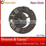 2015 Sun Shape Resin Wall Clock Home Decoration Clock thumbnail-3