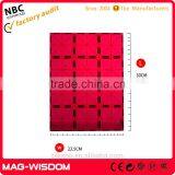 Clear Colors Magnetic Tiles Deluxe Building Tile 12 Times Rectangle 96 Magnets
