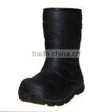 Kids' Black EVA Injection Winter Rain Boots thumbnail-2