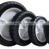 Solid Rubber Wheel/plastic Rubber Wheel/rubber Rubber Wheel/ Ruled Rubber Lawnmower Lawn Push Mower Wheel 5+ Inch Diameter thumbnail-3