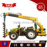 Hydraulic Digging Machine With Tractor and Crane thumbnail-1
