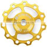 Kactus Cycling MTB Guide Roller Wheel Rear Derailleur Pulley Alluminum Alloy CNC 11T for SHIMANO SRAM thumbnail-3