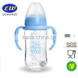 240ml Glass Baby Milk Bottle With Measure Marks Printing / Glass Feeding Bottle thumbnail-2