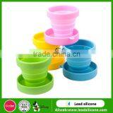 Heat Resistant Collapsible Double Wall Glass Cup With Silicone Lid thumbnail-6