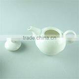 Stock Cheap White Ceramic Tea Cup Pot in One Hot Sale thumbnail-4