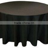 Hotsale Black Jacquard Table Cover for Hotel Restaurant Weddings thumbnail-1