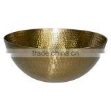 Copper Bowl With Gold Finish thumbnail-1